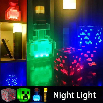 Magical Color-Changing LED Adventure Torch Lamp - USB Rechargeable for Kids' Spaces - Perfect for Explorers - Très Elite