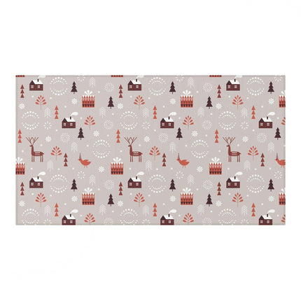 Magical Holiday Haven: Plush Personalized Children's Rug for Cozy Celebrations - Très Elite