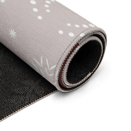 Magical Holiday Haven: Plush Personalized Children's Rug for Cozy Celebrations - Très Elite