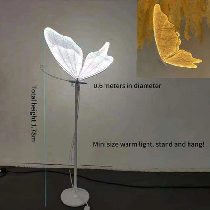 Magical LED Butterfly Wings Pendant Light for Celebratory Moments..