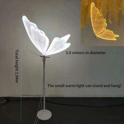 Magical LED Butterfly Wings Pendant Light for Celebratory Moments..