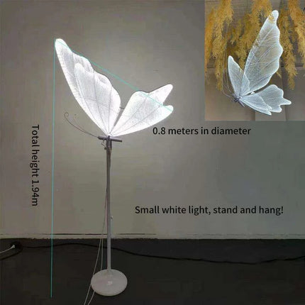 Magical LED Butterfly Wings Pendant Light for Celebratory Moments..