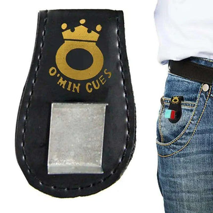 Magnetic Clip-On Billiard Chalk Holder with Secure Closure - Très Elite