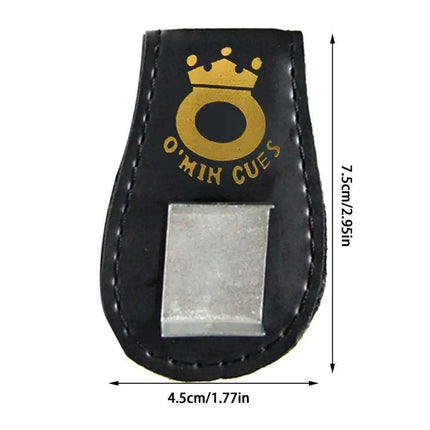 Magnetic Clip-On Billiard Chalk Holder with Secure Closure - Très Elite