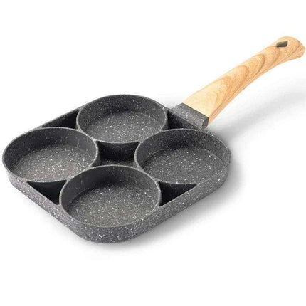 Maifan Stone Coated 4-Compartment Frying Pan: The Perfect Tool for Health-Conscious Cooking - Très Elite