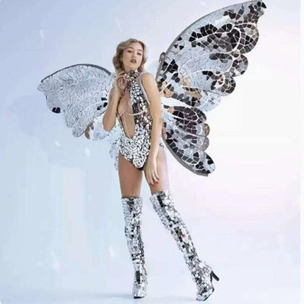 Majestic Carnival Butterfly Fairy Costume with Dazzling Wings for Spectacular Performances - Très Elite