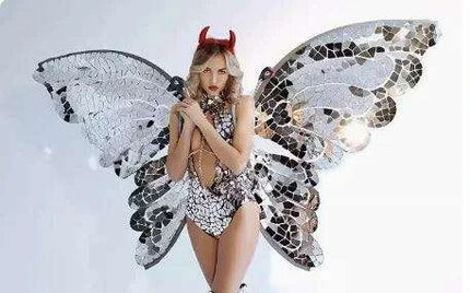 Majestic Carnival Butterfly Fairy Costume with Dazzling Wings for Spectacular Performances - Très Elite