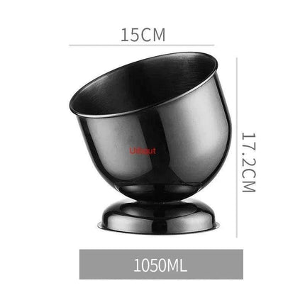 Majestic Deer Head Ice Bucket: Luxurious European Charm in Dual-Tone Design - Très Elite