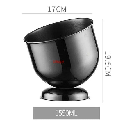 Majestic Deer Head Ice Bucket: Luxurious European Charm in Dual-Tone Design - Très Elite