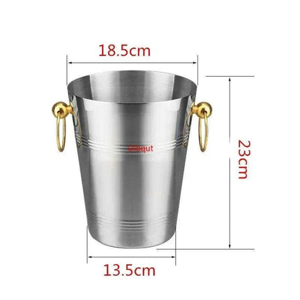 Majestic Deer Head Ice Bucket: Luxurious European Charm in Dual-Tone Design - Très Elite
