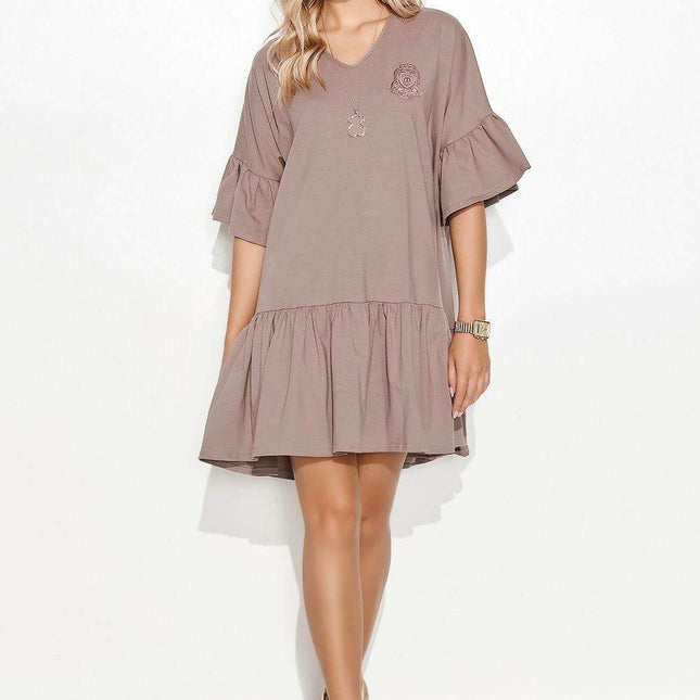 Makadamia Bliss Oversized Knit Dress
