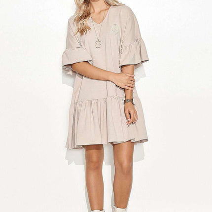 Makadamia Bliss Oversized Knit Dress - Très Elite