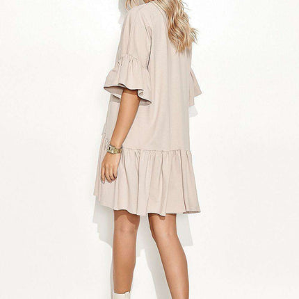 Makadamia Bliss Oversized Knit Dress - Très Elite