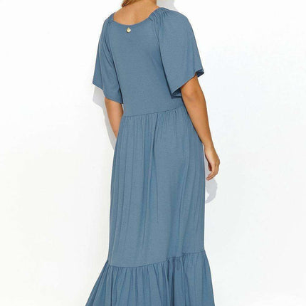 Makadamia Dreamy Ruffle Maxi Dress - Très Elite