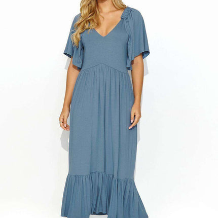 Makadamia Dreamy Ruffle Maxi Dress