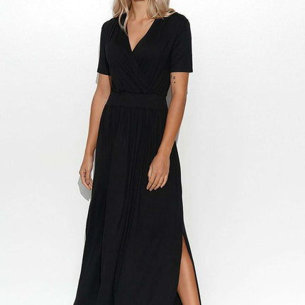 Makadamia Envelope Neck Long Dress