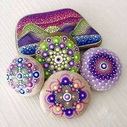 Mandala Artistry Essentials: 18-Piece Premium Dotting Tool Set for Creative Expression - Très Elite