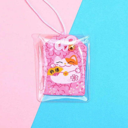 Maneki Neko Good Luck Keychain: A Charming Token of Prosperity - Très Elite