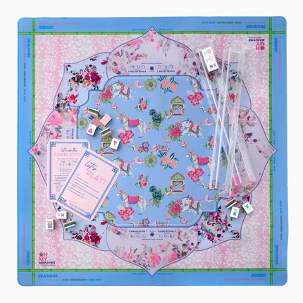 OMM Vivara Mahjong Mat with Tube - Durable, Portable Design