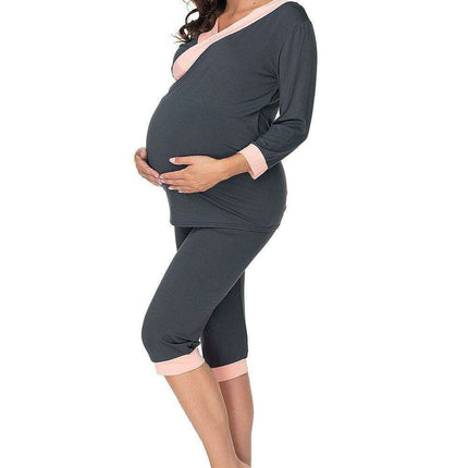 Maternity & Nursing Comfort Lounge Ensemble - Très Elite