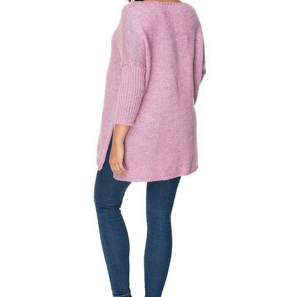 Maternity Stylish Side-Slit Knit Sweater - Très Elite