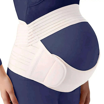 Maternity Support Belly Band with Adjustable Back Belt for Pregnant Women