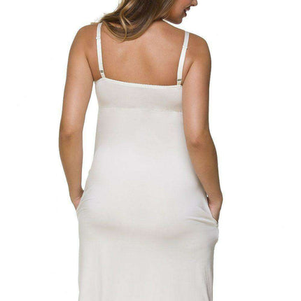 Maternity and Nursing Floral Chemise with Adjustable Straps - Très Elite