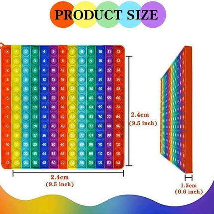 Math Pop Sensory Silicone Toy Set for Interactive Learning - Très Elite