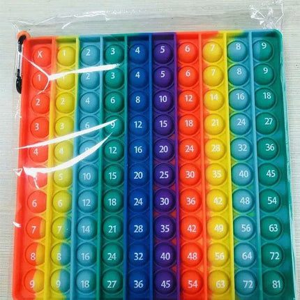 Math Pop Sensory Silicone Toy Set for Interactive Learning - Très Elite