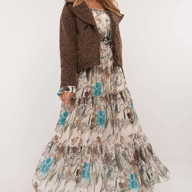 Matterhorn Brown Polyester Jacket 201577 For Women Italy - Très Elite
