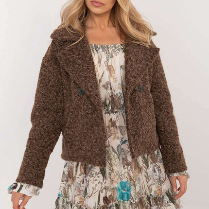 Matterhorn Brown Polyester Jacket 201577 For Women Italy - Très Elite