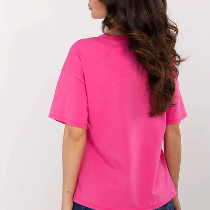 Matterhorn Women Cotton Blend Tee 213261 Pink Comfort - Très Elite