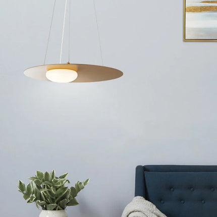 McKay UFO Pendant Lamp – Integrated LED Glass Shade & Modern Ceiling Light