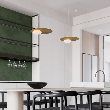 McKay UFO Pendant Lamp – Integrated LED Glass Shade & Modern Ceiling Light