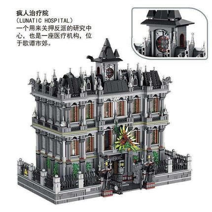 Mega Lunatic Asylum Architectural Masterpiece Building Set with 7537 Pieces - Unleash Your Creative Genius - Très Elite