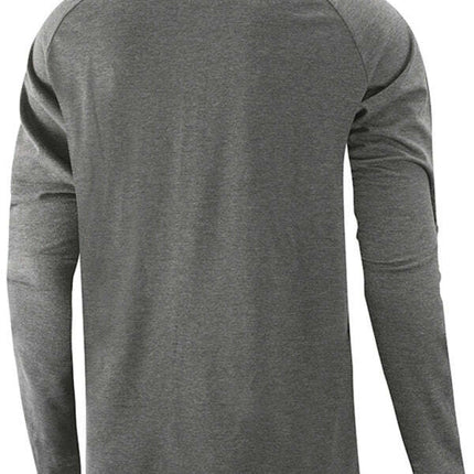 Men Casual Button Henley Long Sleeve - Très Elite