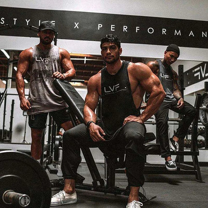 Men's Active Summer Sleeveless Training Tank - Quick-Dry Gym Vest for Bodybuilding and Fitness - Très Elite