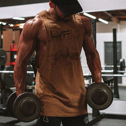 Men's Active Summer Sleeveless Training Tank - Quick-Dry Gym Vest for Bodybuilding and Fitness - Très Elite