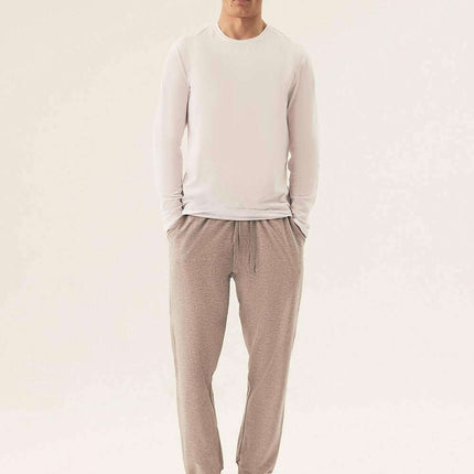 Men's Basic Long Sleeve Undershirt 2-Pack – Cotton Stretch Comfort - Très Elite