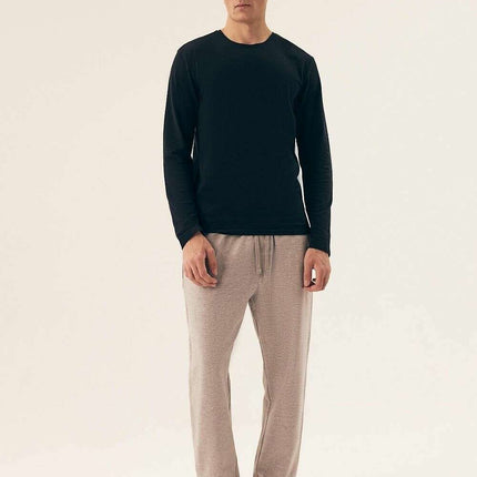 Men's Basic Long Sleeve Undershirt 2-Pack – Soft Cotton Stretch - Très Elite