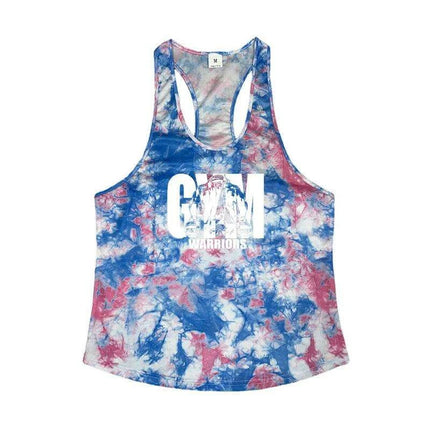 Men's Camouflage Y-Back Stringer Tank - Stylish Fitness Top for Gym and Bodybuilding - Très Elite