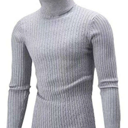 Men's Classic Long Sleeve Turtleneck Sweater