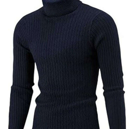 Men's Classic Long Sleeve Turtleneck Sweater