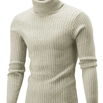 Men's Classic Long Sleeve Turtleneck Sweater