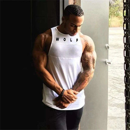 Men's Elite Performance Sleeveless Gym Tank - Premium Cotton Bodybuilding Wear - Très Elite