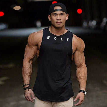 Men's Elite Performance Sleeveless Gym Tank - Premium Cotton Bodybuilding Wear - Très Elite