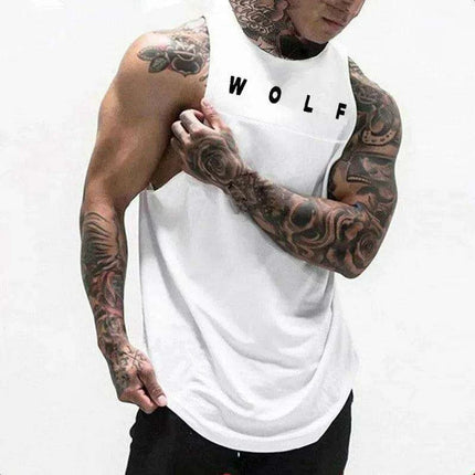 Men's Elite Performance Sleeveless Gym Tank - Premium Cotton Bodybuilding Wear - Très Elite