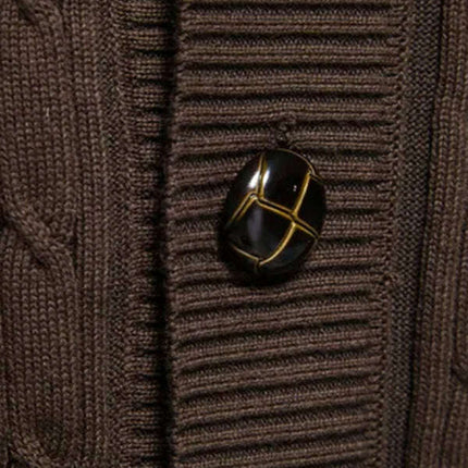 Men's Fashion Self Design Knit Cardigan - Très Elite