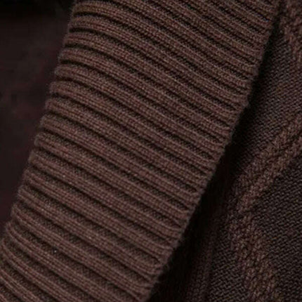 Men's Fashion Self Design Knit Cardigan - Très Elite