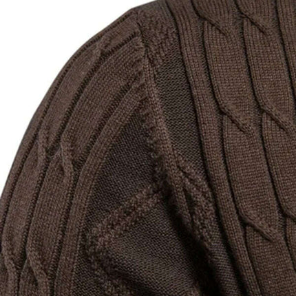 Men's Fashion Self Design Knit Cardigan - Très Elite